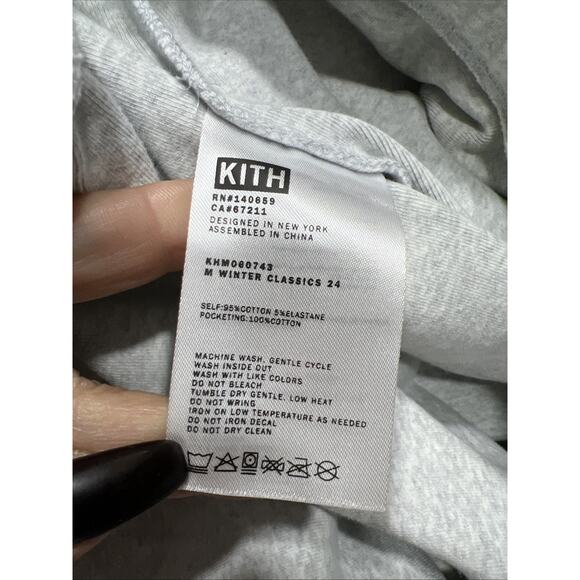 Kith Compact Knit Garrison Heavy Duty Sweatpant Heather Gray Mens Size XL - Picture 12 of 14